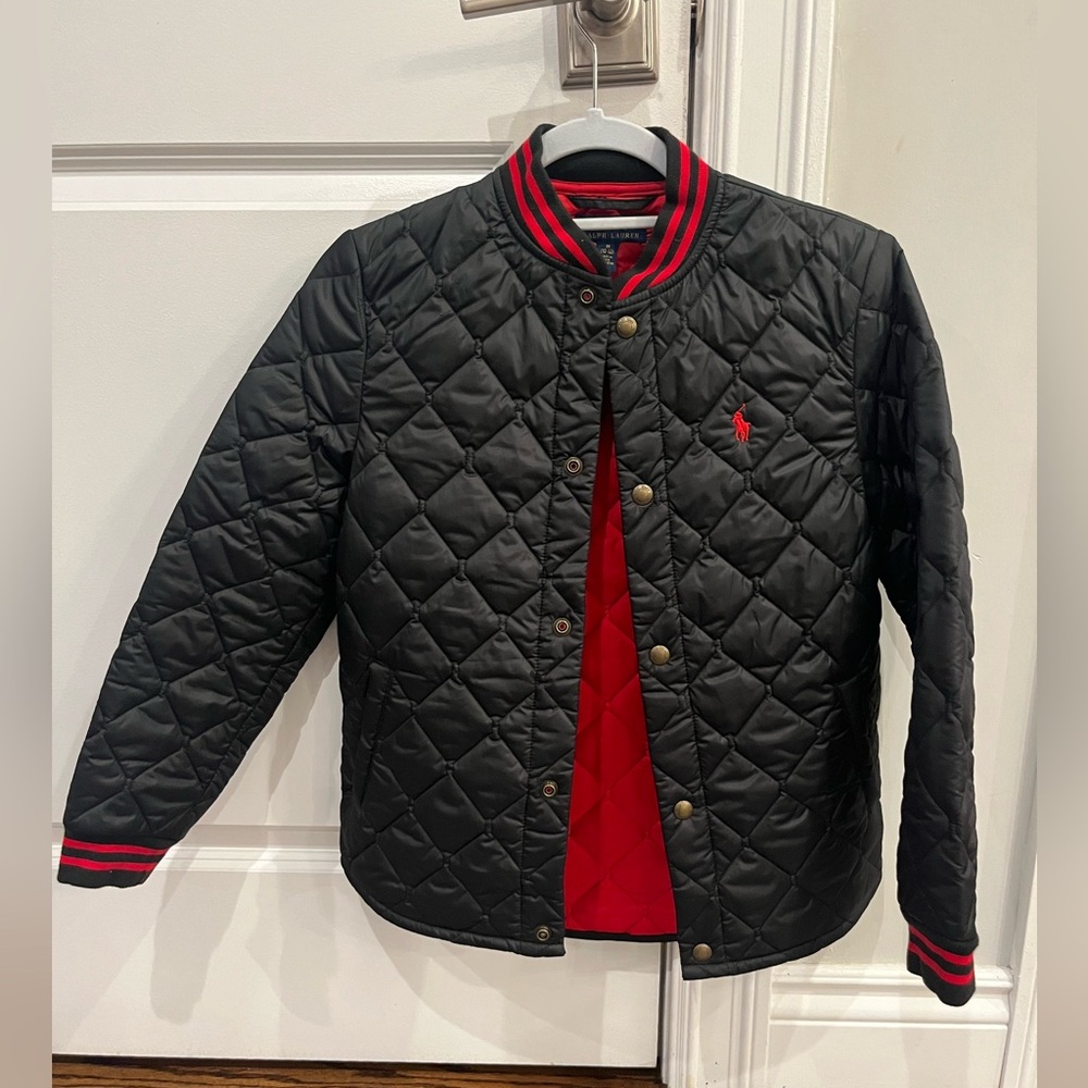 Polo Ralph Lauren Kid's Black and Red Jacket